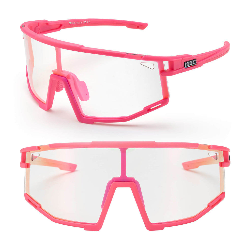 ROAD TO SKY Photochrome Fahrradbrille UV400 Schutz Verstellbare Nasenpads - ROCKBROS-EU