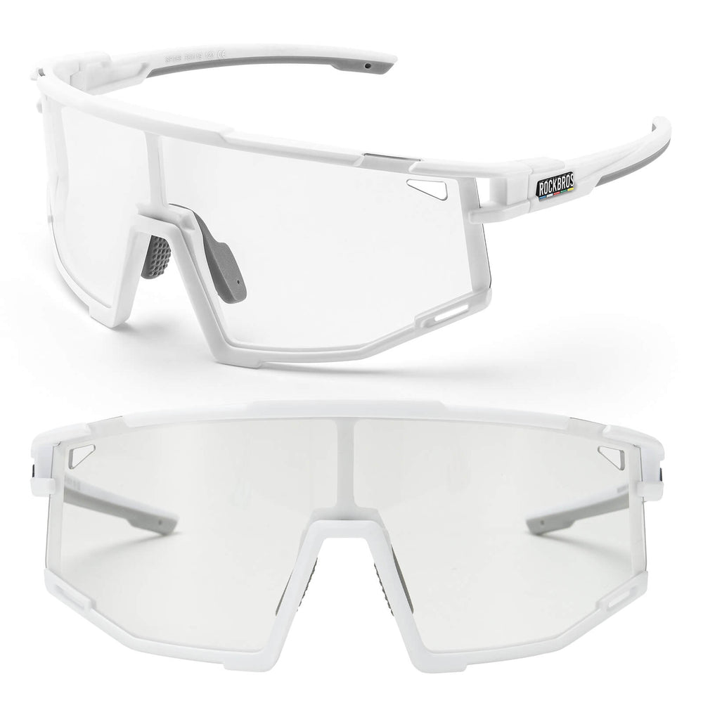ROAD TO SKY Photochrome Fahrradbrille UV400 Schutz Verstellbare Nasenpads - ROCKBROS-EU