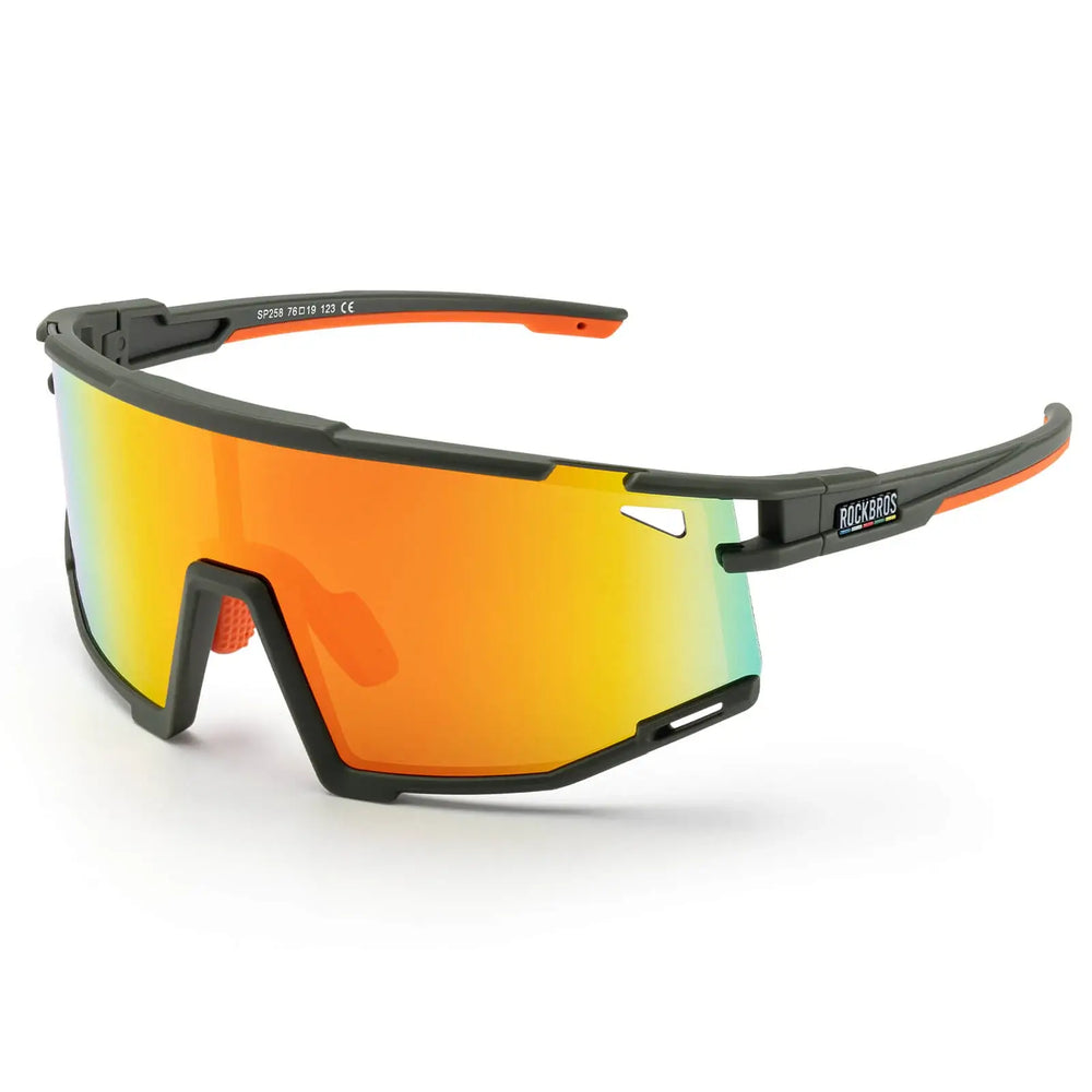 ROAD TO SKY Polarisierte Fahrradbrille UV400 Schutz Verstellbare Nasenpads - ROCKBROS-EU