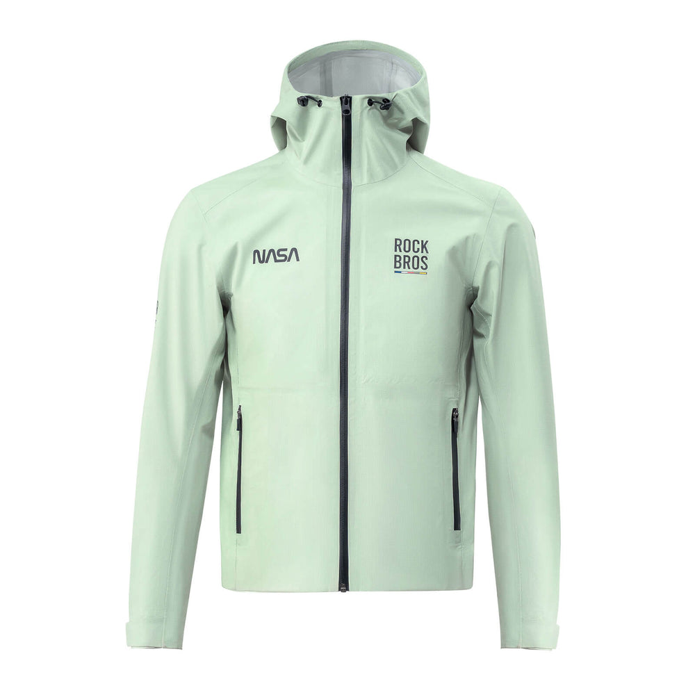 ROAD TO SKY Regenjacke faltbare Fahrradjacke Winddicht Unisex für MTB & Rennrad-Grun