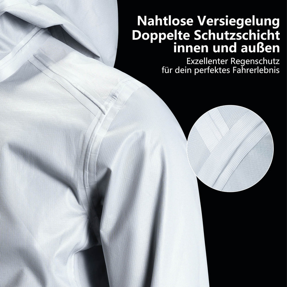 ROAD TO SKY Regenjacke faltbare Fahrradjacke Winddicht Unisex für MTB & Rennrad
