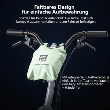 rennrad regenjacken ROAD TO SKY Regenjacke faltbare Fahrradjacke Winddicht Unisex丨ROCKBROS – ROCKBROS-DE