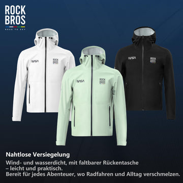 ROAD TO SKY Regenjacke faltbare Fahrradjacke Winddicht Unisex丨ROCKBROS –  ROCKBROS-DE