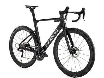 rennrad schwarz matt ROCKBROS Aero-Rennräder Carbonfaser-Fahrrad PGZ-RH 1.5 – ROCKBROS-DE