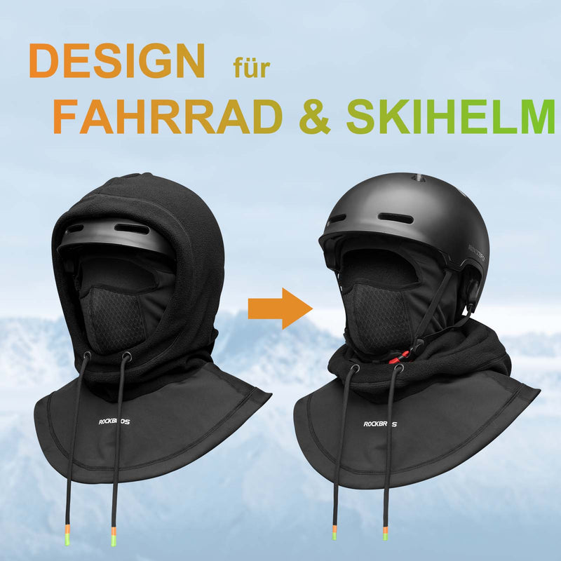 Cargue la imagen en el visor de la galería, ROCKBROS Sturmhaube winddicht &amp; warm Balaclava für Radfahren Skifahren
