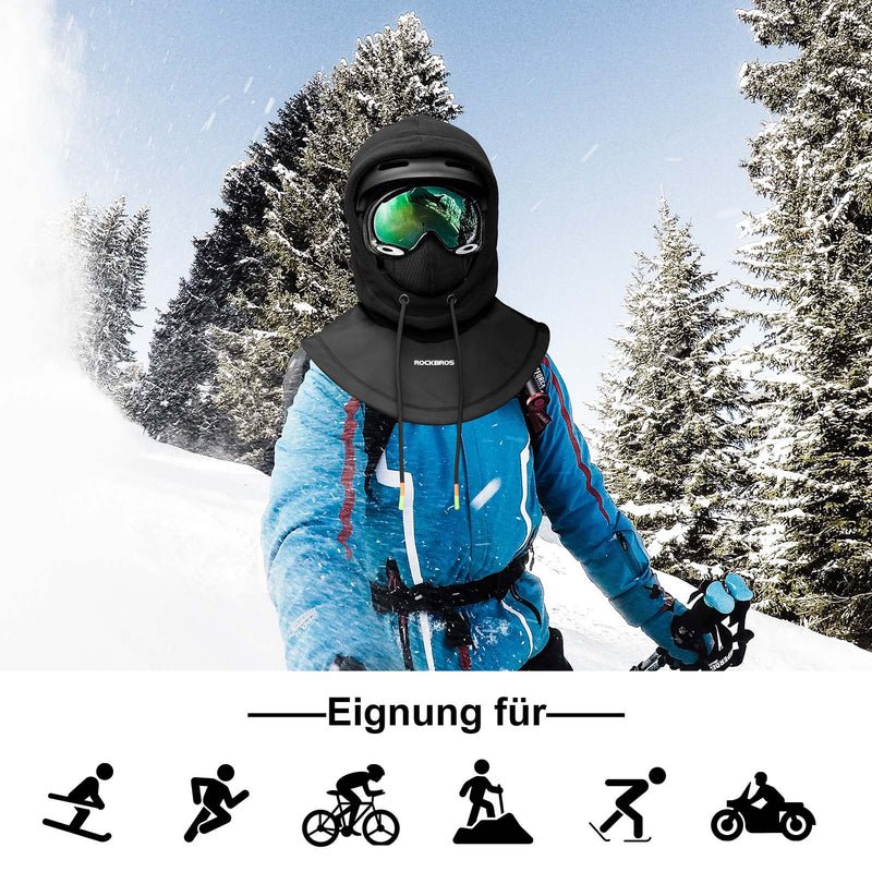 Chargez l&#39;image dans la visionneuse de la galerie, ROCKBROS Sturmhaube winddicht &amp; warm Balaclava für Radfahren Skifahren

