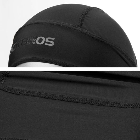 ROCKBROS Bandana Cap Kopftuch Atmungsaktiv Fahrrad Kopfbedeckung Schwarz
