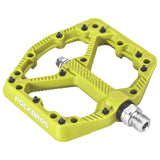 ROCKBROS Bike Pedals Nylon MTB Pedals Non-Slip Wear-Resistant (Pair) #Color_Yellow