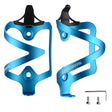 ROCKBROS Bike Water Bottle Cage Aluminum Alloy Bicycle Bottle Holder #Color_Blue*2