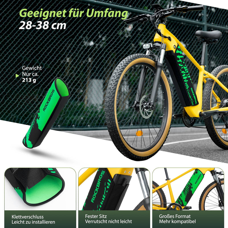 Chargez l&#39;image dans la visionneuse de la galerie, ROCKBROS E-Bike Akku Lackschutz für integrierte Ebike Rahmenakku Schutz vor Kälte
