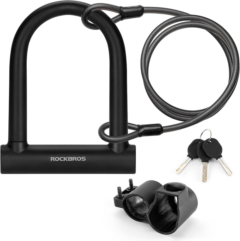 Load image into Gallery viewer, ROCKBROS bicycle U-lock for bicycles and motorcycles made of alloy
