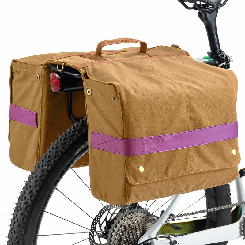 Kaufe 27L Fahrradträgertasche Gepäckträger Fahrradkoffer Gepäcktasche  Rücksitz Doppelseitig Fahrradtasche mit großem Fassungsvermögen
