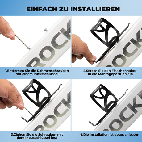 ROCKBROS Fahrrad-Flaschenhalter – Ultra-Leicht & Stabil