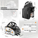 ROCKBROS Fahrrad-Gepäckträgertasche 17–35L – Dein Allrounder für jede Tour!​