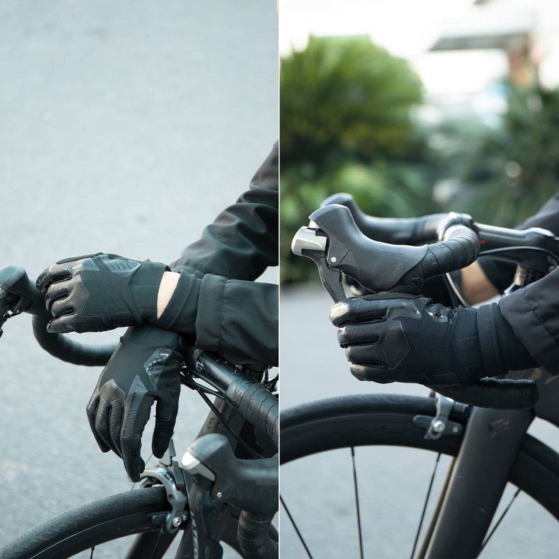 Cargue la imagen en el visor de la galería, ROCKBROS Fahrrad Handschuhe Männer Frauen Touchscreen für Frühling
