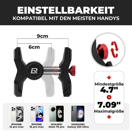 ROCKBROS Fahrrad-Handyhalterung – Dein Smartphone sicher im Griff!​