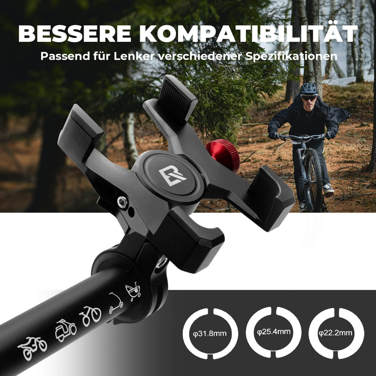 ROCKBROS Fahrrad-Handyhalterung – Dein Smartphone sicher im Griff!​