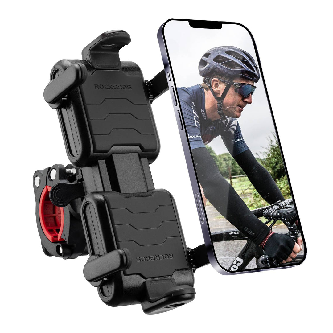 Fahrrad Motorrad Telefon halter Ständer 360 ° drehbare Stoßdämpfer Handy  Unterstützung Sicherheits halterung für Xiaomi iPhone - AliExpress