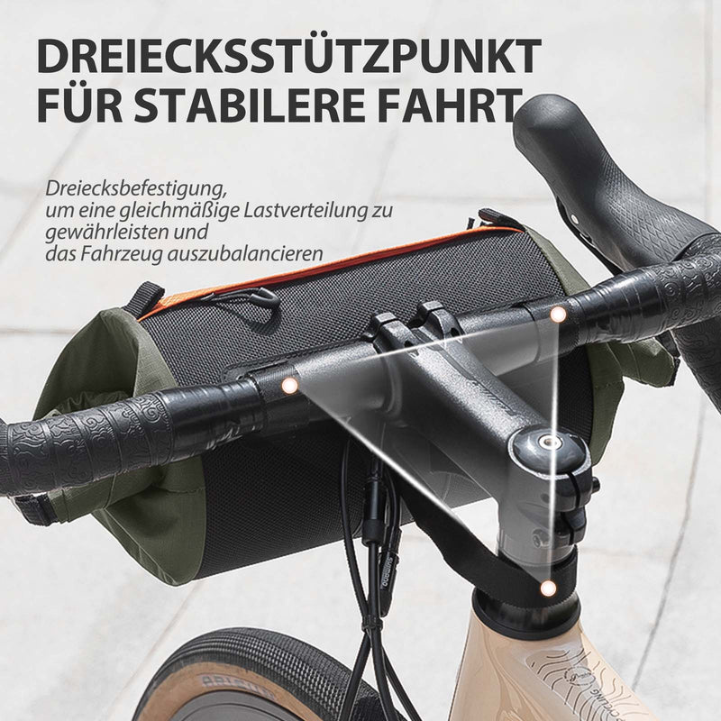 Load image into Gallery viewer, ROCKBROS Fahrrad Lenkertasche Aufbewahrungstasche mit Schultergurt
