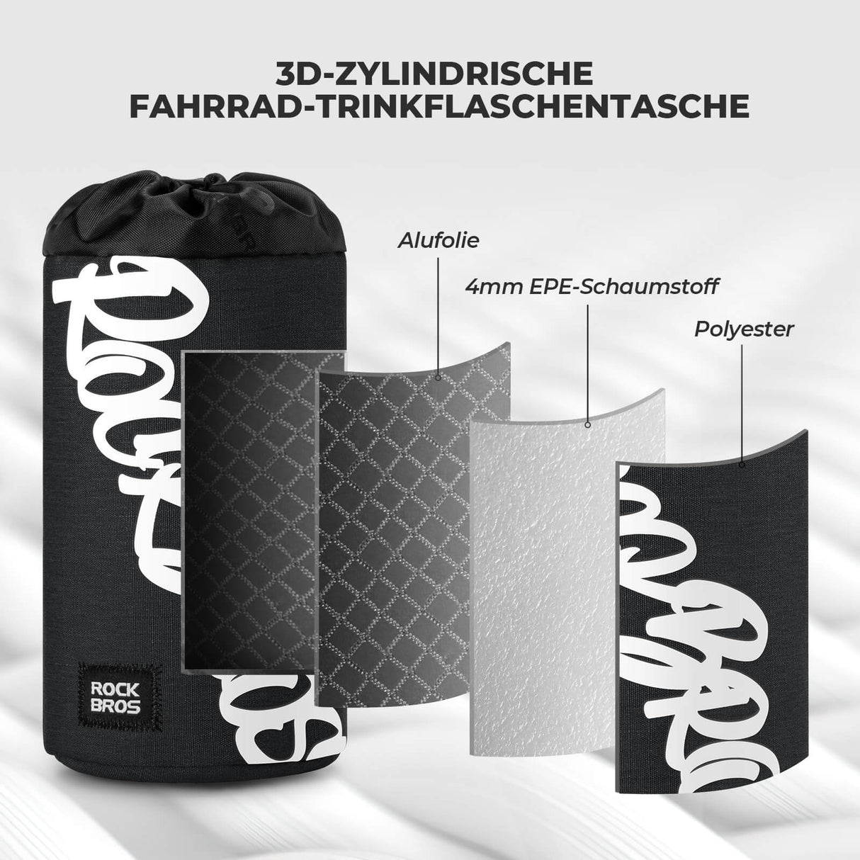 ROCKBROS Fahrrad Lenkertasche Mini 1L – Dein praktischer Begleiter für jede Fahrt!​ 