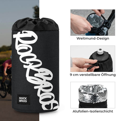 ROCKBROS Fahrrad Lenkertasche Mini 1L – Dein praktischer Begleiter für jede Fahrt!​ 