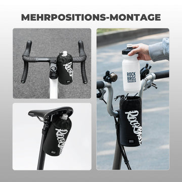 fahrrad lenkertasche montieren ROCKBROS Bicycle Handlebar Bag Mini 1L for Water Bottles Ø9cm – ROCKBROS-DE
