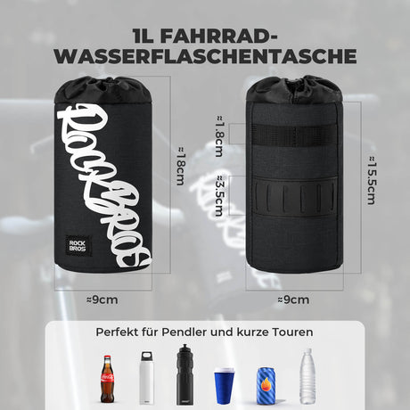 ROCKBROS Fahrrad Lenkertasche Mini 1L – Dein praktischer Begleiter für jede Fahrt!​ 