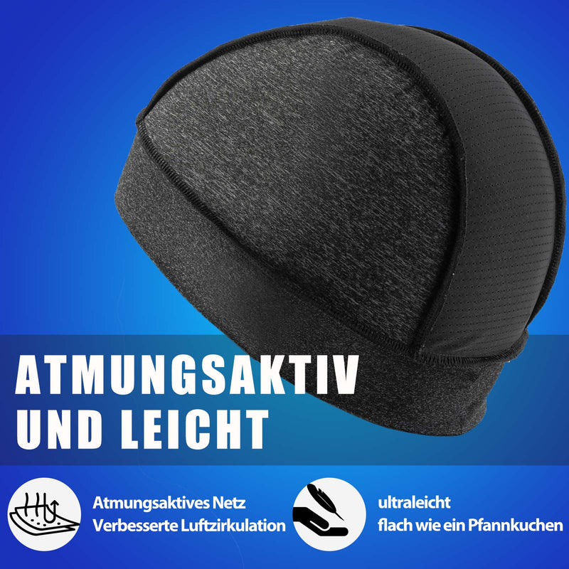 Cargue la imagen en el visor de la galería, ROCKBROS Fahrrad Mütze Sommer UV Schutz Laufmütze Herren 50-64CM Grau
