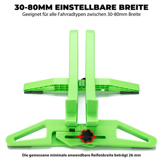 ROCKBROS Fahrrad Parkständer, verstellbare Fahrradständer für 26–80 mm Grün
