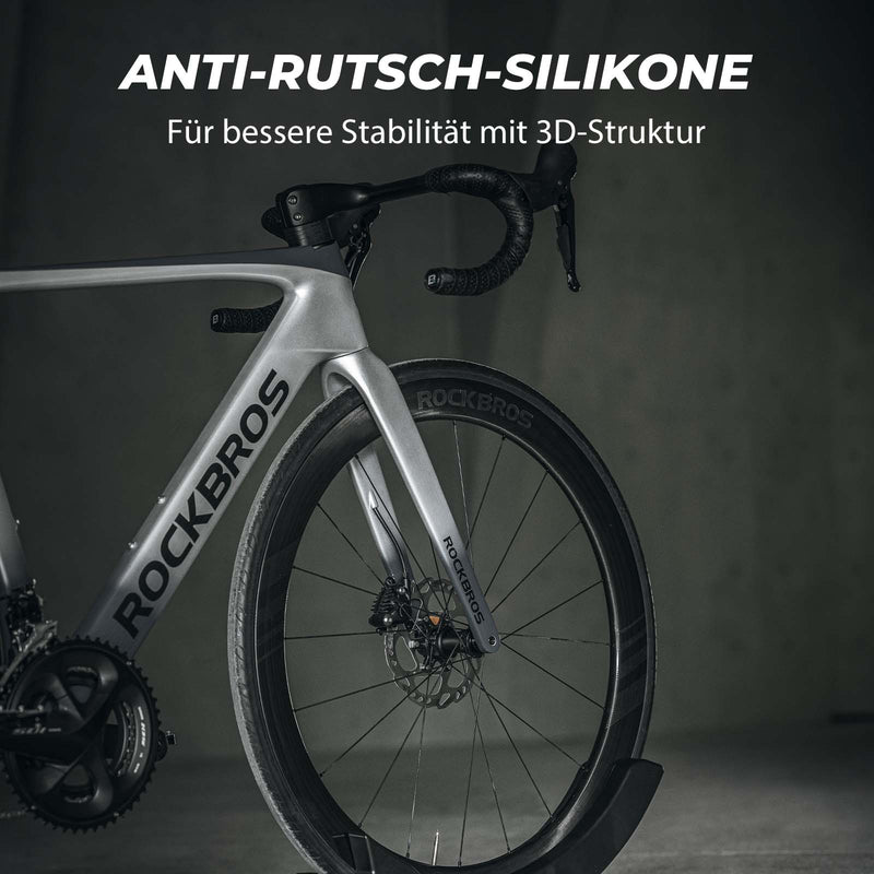 Cargue la imagen en el visor de la galería, ROCKBROS Fahrrad Parkständer, verstellbare Fahrradständer für 26–80 mm
