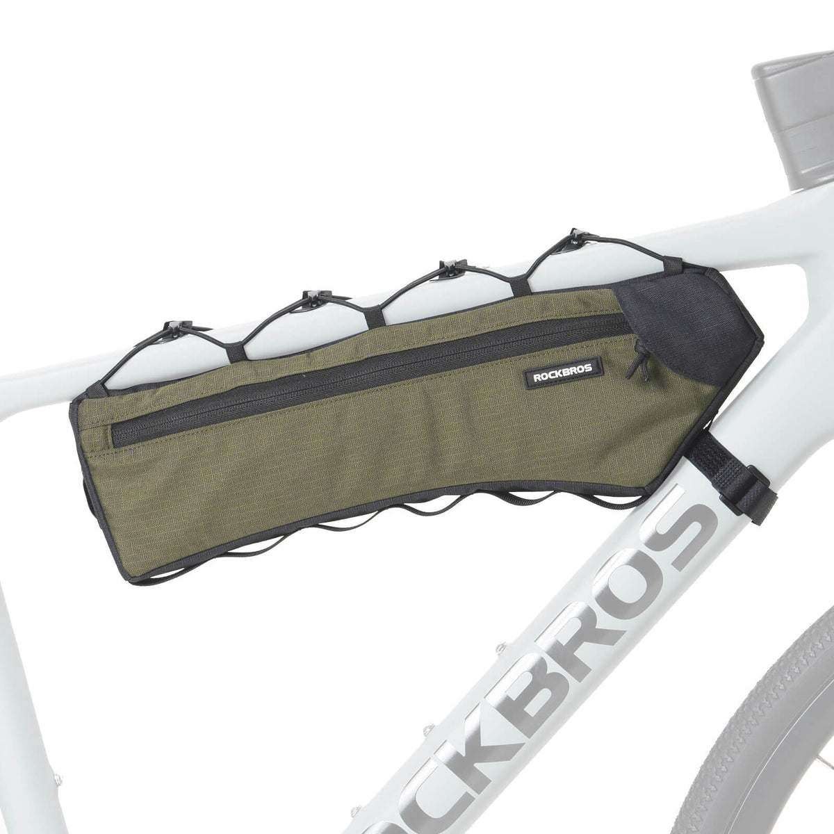 rahmentasche rennrad klein ROCKBROS Fahrrad Rahmentasche Dreiecktasche 1.9L Ultradünn & Schnellzu – ROCKBROS-DE