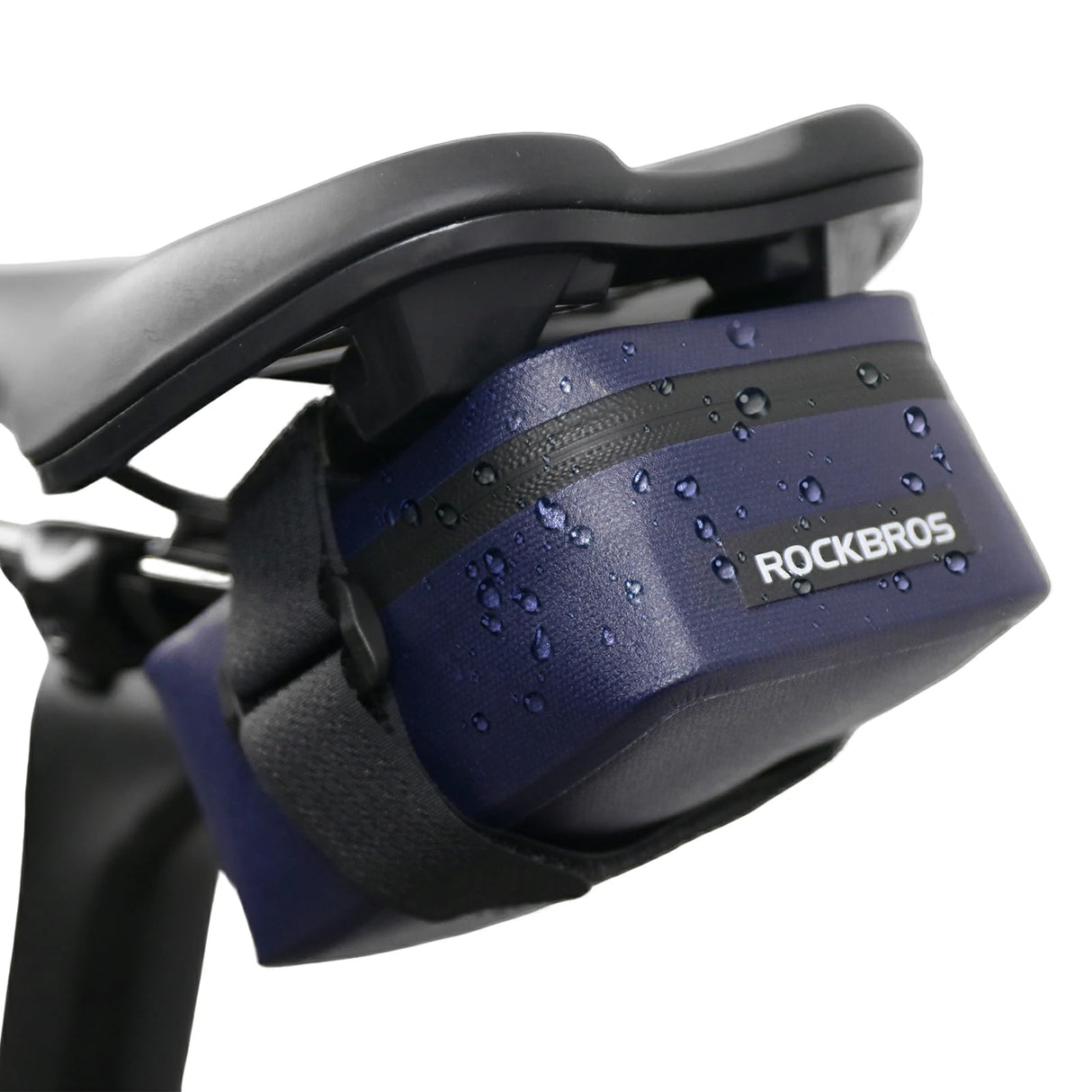 ROCKBROS Fahrrad Satteltasche Leicht Kompakt Wasserdicht Rennrad MTB-Weiß