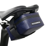 ROCKBROS Fahrrad Satteltasche Leicht Kompakt Wasserdicht Rennrad MTB-Weiß