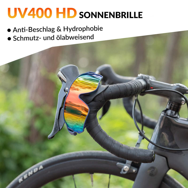 Cargue la imagen en el visor de la galería, ROCKBROS Fahrradbrille Polarisierte Sportsbrille Mit UV-Schutz
