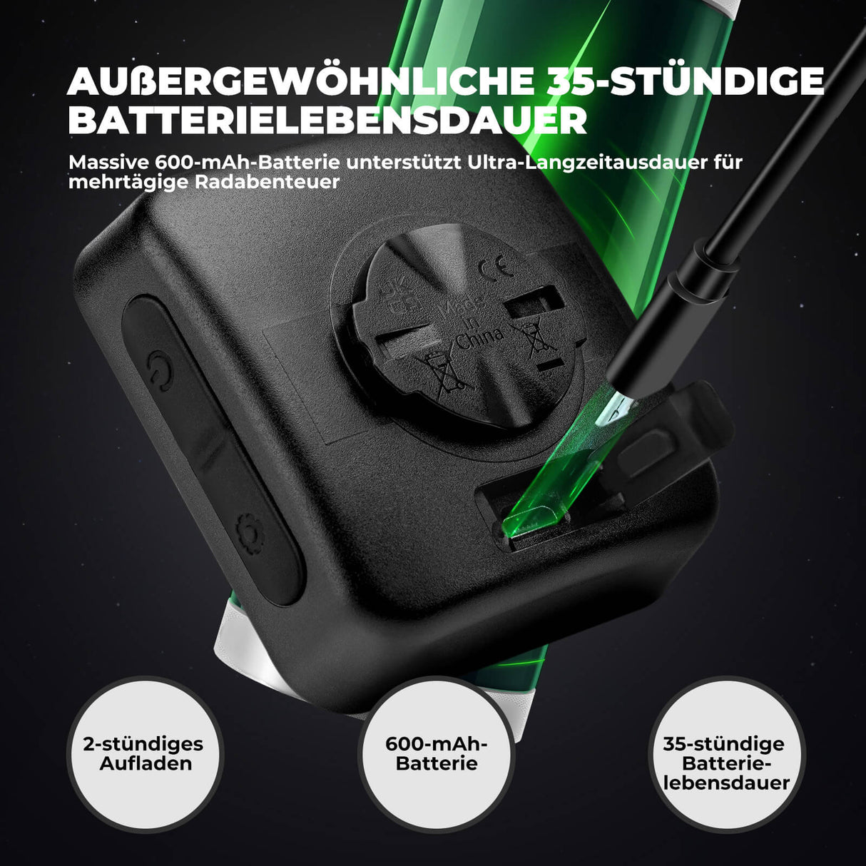 ROCKBROS Fahrradcomputer G1 – Kabellos & Präzise