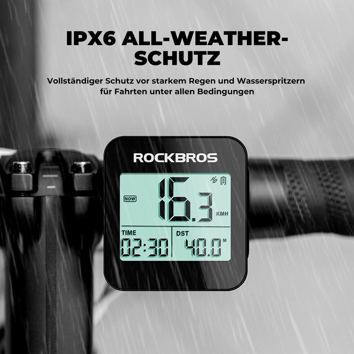 was bedeutet dst bei fahrradcomputer ROCKBROS Fahrradcomputer Kabellos G1 – ROCKBROS-DE