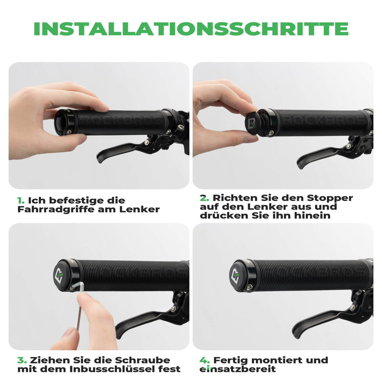 ROCKBROS Fahrradgriffe – Rutschfester Halt für jede Fahrt!​