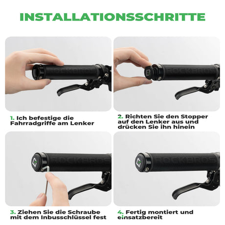 ROCKBROS Fahrradgriffe – Rutschfester Halt für jede Fahrt!​