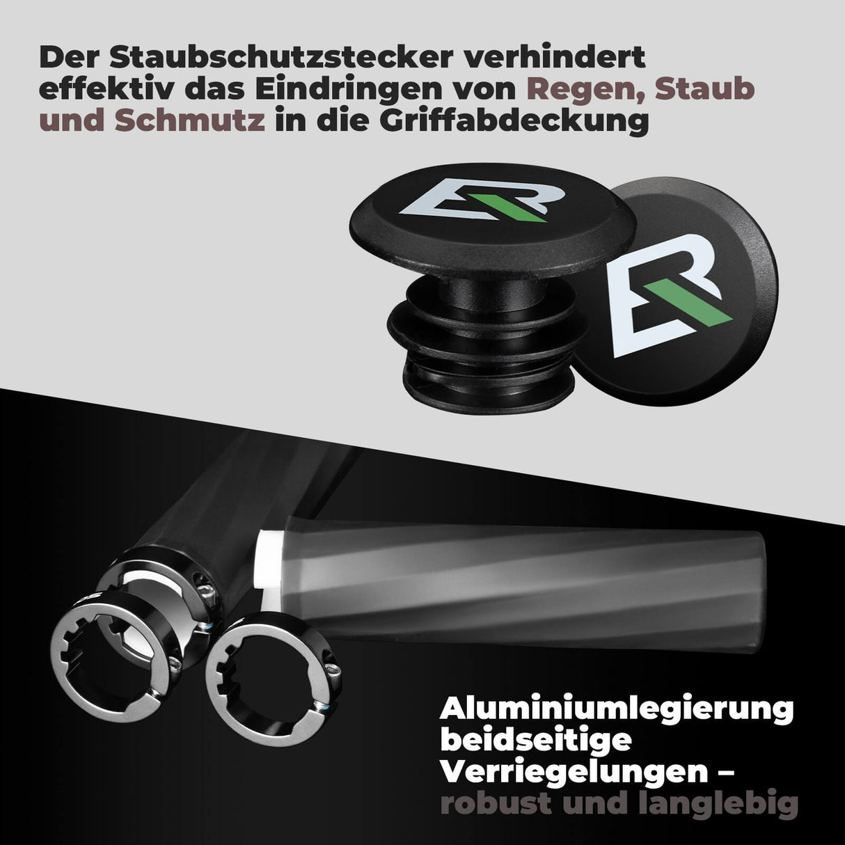 ROCKBROS Fahrradgriffe – Rutschfester Halt für jede Fahrt!​