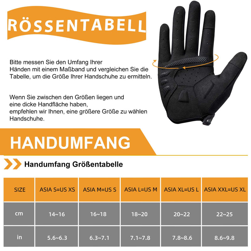 Load image into Gallery viewer, ROCKBROS Fahrradhandschuhe Touchscreen Handschuhe
