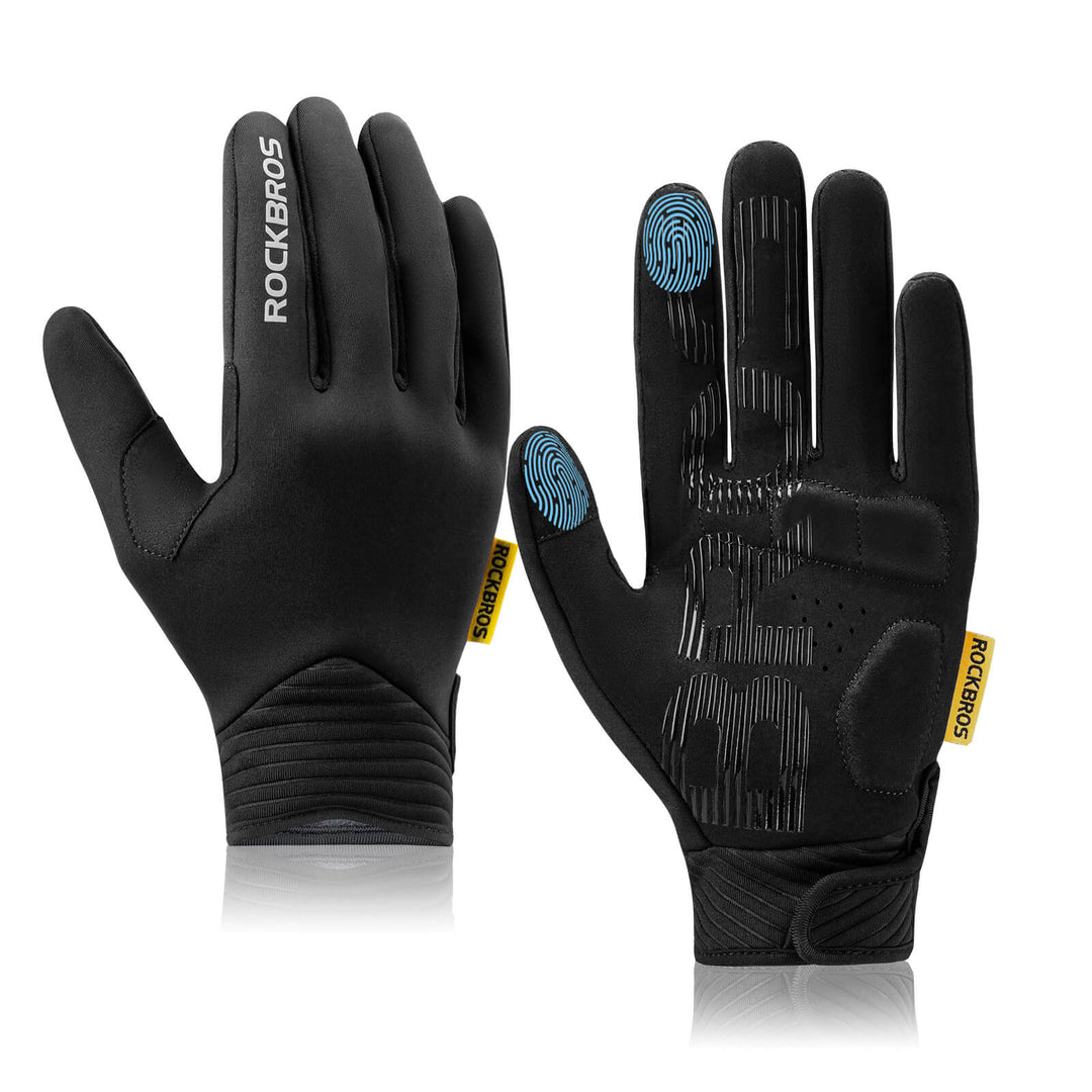 fahrradhandschuhe touchscreen ROCKBROS Fahrradhandschuhe Touchscreen-fähig mit SBR-Polsterung – ROCKBROS-DE