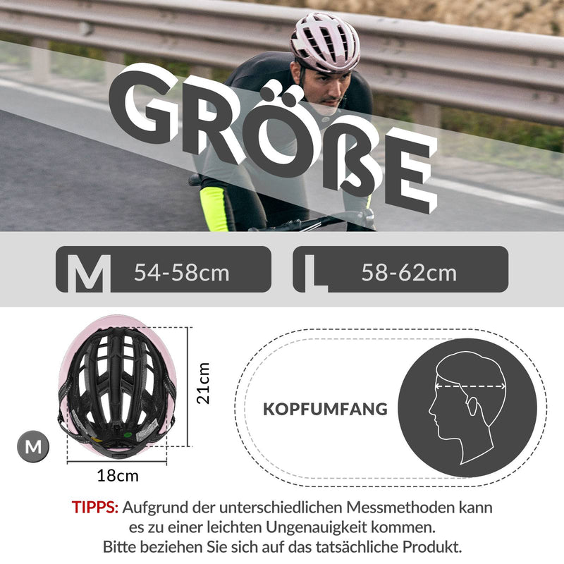 Cargue la imagen en el visor de la galería, ROCKBROS Fahrradhelm Integrierter Cityhelm für Einsteiger - Unisex Rosa-matt
