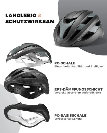 fahrradhelm wie lange nutzbar ROCKBROS Fahrradhelm Sport Mountainbike Schutzhelm Atmungsaktiv 54-58c – ROCKBROS-DE