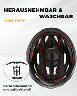 ROCKBROS Fahrradhelm Sport Mountainbike Schutzhelm Atmungsaktiv 54-58cm - ROCKBROS-EU