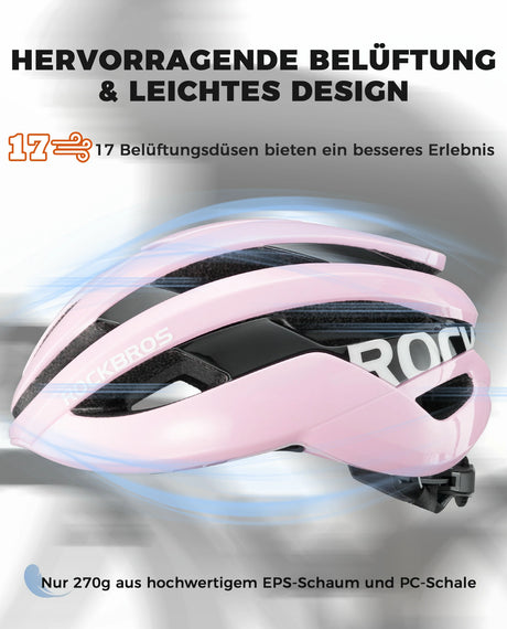 ROCKBROS Fahrradhelm Sport Mountainbike Schutzhelm Atmungsaktiv 54-58cm - ROCKBROS-EU