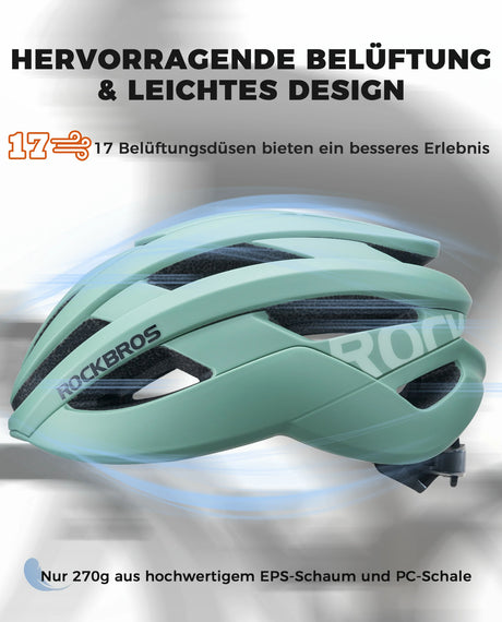 ROCKBROS Fahrradhelm Sport Mountainbike Schutzhelm Atmungsaktiv 54-58cm - ROCKBROS-EU