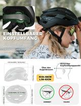 ROCKBROS Fahrradhelm Sport Mountainbike Schutzhelm Atmungsaktiv 54-58cm - ROCKBROS-EU