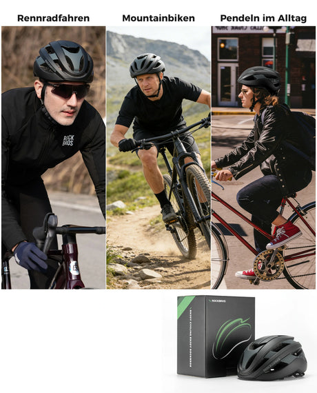 ROCKBROS Fahrradhelm Sport Mountainbike Schutzhelm Atmungsaktiv 54-58cm - ROCKBROS-EU