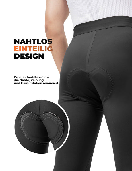 ROCKBROS Herren Fahrradhose – Lang & Gepolstert für Höchstkomfort!​
