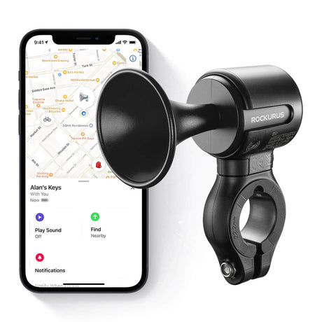 ROCKBROS Elektrische Fahrradklingel – 120dB & Smart Tracking